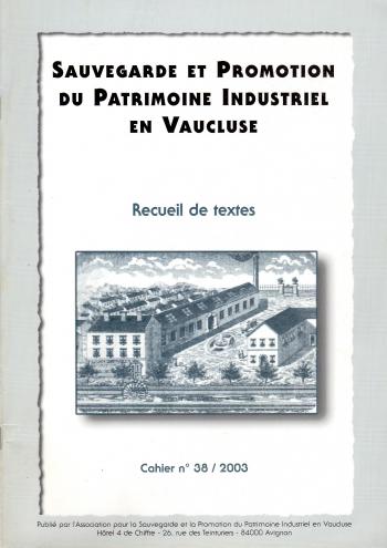 Cahier n° 38 (année 2003, 44 pages)