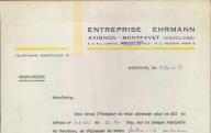 Entreprise Ehrmann à Avignon, 1957.