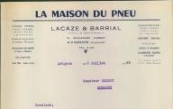 La maison du pneu Lacaze et Barrial à Avignon, 1941.