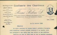 Confiserie des Chartreux René Ribas à Avignon, 1930.