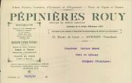 Pépinières Rouy à Avignon, 1943.