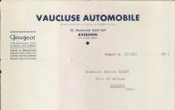 Vaucluse Automobile à Avignon, 1939.