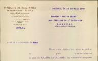 Produits réfractaires Berger cadet et fils, Bollène, 1950.
