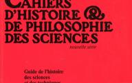 Cahiers d'histoire et de philosophie des sciences, guide de l'histoire des sciences et des techniques en France.	1987.
