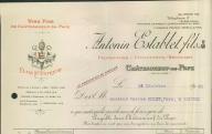 Vins fins de Châteauneuf-du-pape Antonin Establet, Châteauneuf-du-Pape, 1930.
