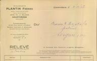 Etablissements Plantin frères, usine de la Rolande, superposphates, acides sulfurique et nitrique, engrais composé et animalisés, Courthézon, 1957.