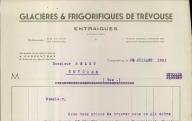 Glacières er frigorifiques de Trévouse, Entraigues, 1951.