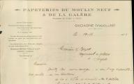 Papeteries du Moulin Neuf et de la Galère, Châteauneuf-de-Gadagne, 1934.