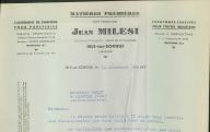 Matières premières, classement de chiffons pour papeteries, essuyages lessivés pour toutes industries Jean Milesi à Isle-sur-la-Sorgue, 1940.