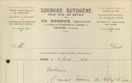 Soudure autogène pour tous les métaux, Ch. Barbier à Orange, 1930.