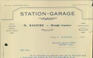 Station-garage M. Bastide à Orange, 1930.
