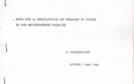 Etude pour la réhabilitation des terrasses de culture en zone méditerranéenne française.	Association pour la participation et l'action régionale (APARE), 1982.