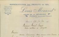 Représentation des produits du sol, Louis Morand à Pernes-les-Fontaines, 1940.