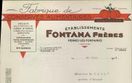 Fabrique de conserves alimentaires Fontana frères à Pernes-les-Fontaines, 1943.