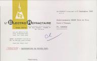 Société L'électro-réfractaire, le Pontet, 1966.