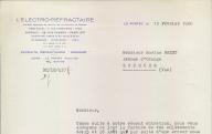 Société L'électro-réfractaire, le Pontet, 1960.