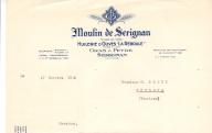 Moulin de Sérignan Gras et Peyre, Sérignan, 1942.