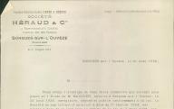 Société Héraud, Sorgues, 1926.