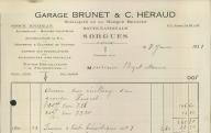 Garage Brunet et C. Héraud à Sorgues, 1931.