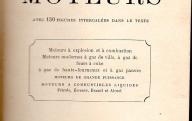 Les moteurs. Paris, 1909.