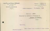 Société Les fils de Paul César, 1939, Vaison-la-Romaine, 1939.