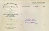 Société anonyme des chaux et ciments de Vaison-la-Romaine, 1941.
