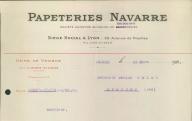Papeterie Navarre, usine de Vedène, 1941.