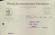 Pâtes alimentaires Cocorico, anciens établissements Thézier, Bédarrides, 1931.