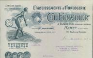 Etablissements d'horlogerie Ch. Feuvrier, Nancy, 1922.