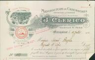 Manufacture de chaussures J. Clérico, Avignon, 1916.