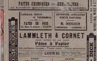 Annuaire de la papeterie universelle, 1912.	Paris, Lhomme et Argy, 1912.