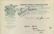 Fournitures générales pour bourrellerie et sellerie Joly Gabriel, Carpentras, 1941.