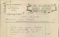 Atelier de serrurerie Louis Savoni, Avignon, 19??