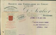 Société des carrelages en ciment du Sud-Est Denis Soulier, Avignon, 1932.
