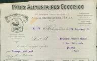Pâtes alimentaires Cocorico, anciens établissements Thézier, Bédarrides, 1930.