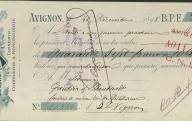 Fabrique spéciale de courroies Capdevila Ramon et fils aîné. Avignon, 1898.