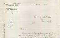 Droguerie Moulet. Sorgues, 1934.