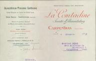 Alimentation moderne comtadine. Carpentras, 1928.