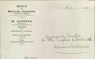 Société du Bouchon Couronne, M. Cappeau, représentant. Avignon, 1924.