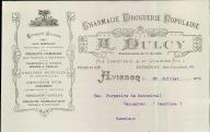 Pharmacie droguerie populaire A. Dulcy. Avignon, 1919.