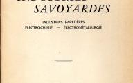 Industries savoyardes, industries papetières, électrochimie, électrométallurgie.	Chambéry, 1960.