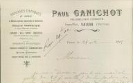 Paul Ganichot, pharmacien-chimiste. Vaison-la-Romaine, 1915.