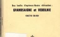 Deux familles d'imprimeurs-libraires villefranchois : Grandsaigne et Vedeilhie (1670-1841).	Imprimerie Salingardes, Villefranche-de-Rouergue, 1966.