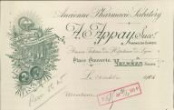 Ancienne pharmacie Sabatéry, A. Appay, successeur. Valréas, 1914.
