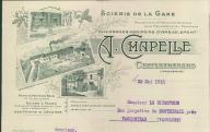 Scierie de la Gare, A. Chapelle.	Châteaurenard	1916		Archives de Montmirail 2011