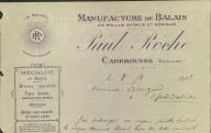 Manufacture de balais Paul Roche. Caderousse, 1912.