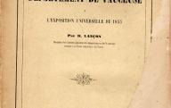 LANÇON (R.)	L'agriculture et l'industrie du département de Vaucluse à l''exposition universelle de 1855.	Avignon, Aubanel, 1856.