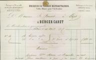 Briques et terres réfractaires Berger Cadet. Bollène, 1857.