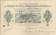 Grandes tuileries et briqueteries de Théziers. Théziers (Gard).