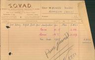 Société de vente d'articles agricoles et divers S.O.V.A.D. Avignon, 1953.